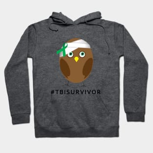 Owl TBI  Survivor Shirt Hoodie